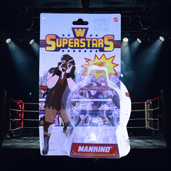 WWE Superstars Mankind Leerverpackung Mattel 2022 | Hoppla-Stuff